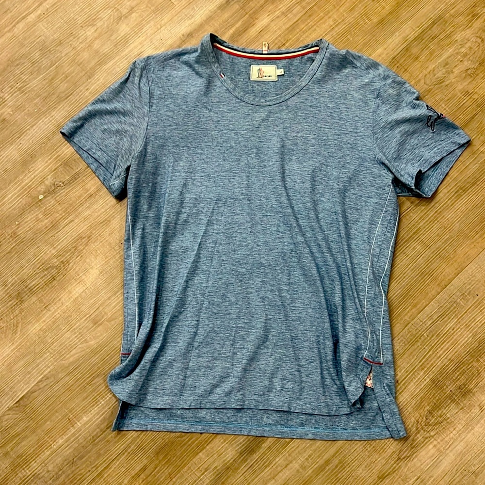 Moncler Grenoble Performance Detailed T Shirt Size Large New